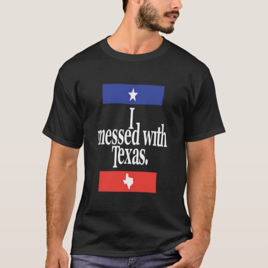Funny habe ich mit Texas unterhalten T-Shirt (Vorderseite)