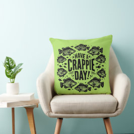 Funny haben Crappie Day Fischen Kissen