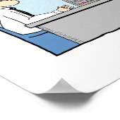 Funny haben ein schönes Tagesplakat Poster (Ecke)