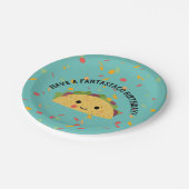 Funny Haben Sie einen Fantastaco Geburtstag Niedli Pappteller (Schrägansicht)