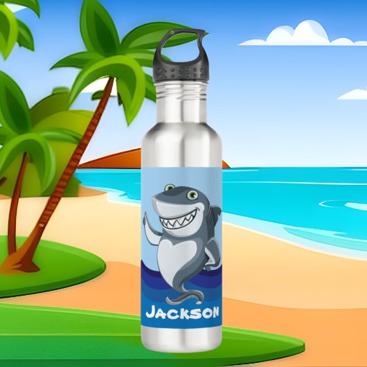 Funny Hai hinzufügen Name Edelstahl Wasserflasche Edelstahlflasche