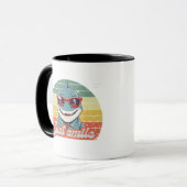 Funny Hai laden Sie zum Lächeln ein Tasse (Vorderseite Links)