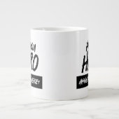 Funny Haiku Hashtag Name Jumbo-Tasse (Vorderseite)