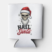 Funny Hail Santa Claus Skull Skeleton Antichrist C Dosenkühler (Vorderseite)