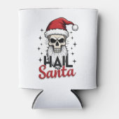 Funny Hail Santa Claus Skull Skeleton Antichrist C Dosenkühler (Vorderseite)
