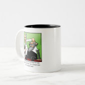 Funny Hair Growth Spaß Tasse (Vorderseite Links)