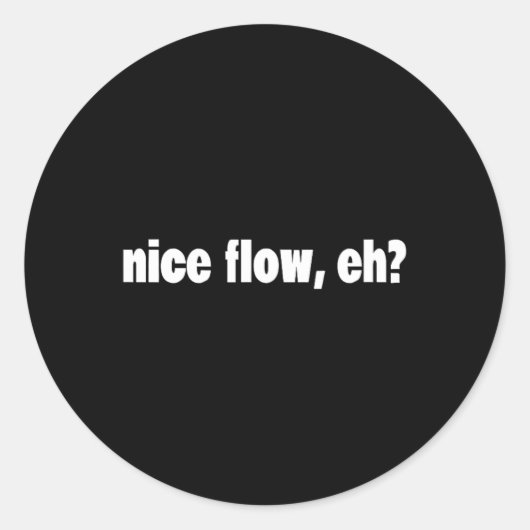 Funny Hair Meme - Sport - Hockey Hair - Flow Runder Aufkleber (Vorderseite)