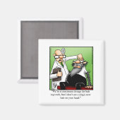 Funny Hair Regrowth Spaß Magnet Geschenk (Vorderseite/Rückseite)