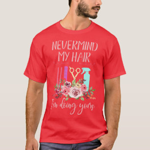 Funny Hair Stylist Friseur Geschenk Friseurin T-Shirt