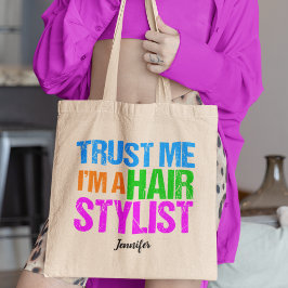 Funny Hair Stylist Niedlicher Personalisierter Fri Tragetasche