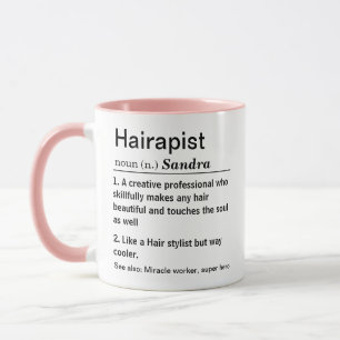 Funny Hairapist Definition Tasse