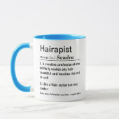 Funny Hairapist Definition Tasse (Links)