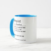Funny Hairapist Definition Tasse (Vorderseite Links)
