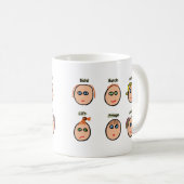Funny Hairstyles Kaffeetasse (VorderseiteRechts)
