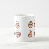 Funny Hairstyles Kaffeetasse (Mittel)