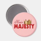 Funny Hairstylist Magnet (Vorderseite/Rückseite)