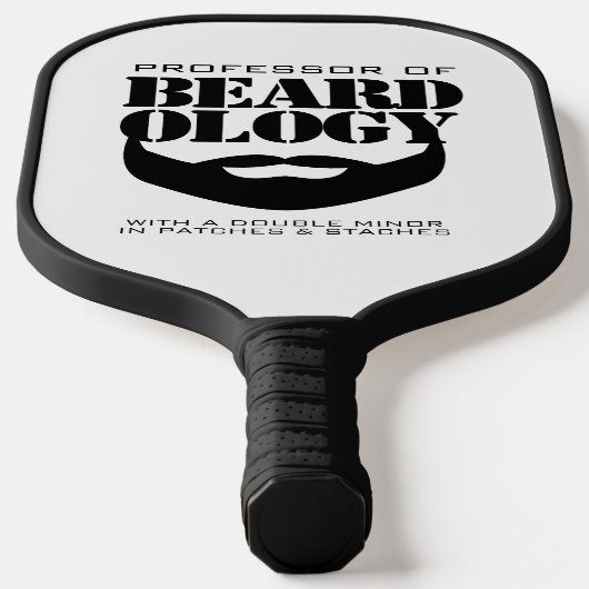 Funny Hairy Professor of Beardology Pickleball Schläger (Ablage )