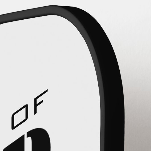 Funny Hairy Professor of Beardology Pickleball Schläger (Linke Seite)