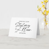 Funny Haistylist Pregnancy Ankündigung (Gelbe Blume)