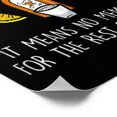 Funny Hakuna Tequila Lover Cinco De Mayo Gift Poster (Ecke)