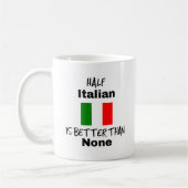 Funny Halb Italienische Gift Tasse (Links)