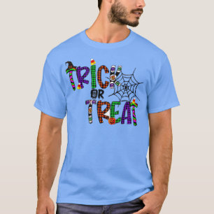 Funny Halloween 2022 Trick oder Treat Spider Web P T-Shirt
