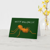 Funny Halloween Ant Karte (Gelbe Blume)
