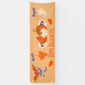 Funny Halloween Banner | Boos & Booze Ghosts (Vertikal)