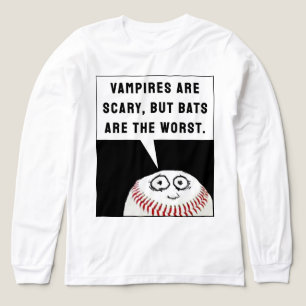 Funny Halloween Baseball Tri-Blend Shirt