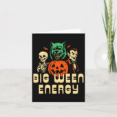 Funny Halloween Big Week Energy Uni für Männer Karte (Vorderseite)