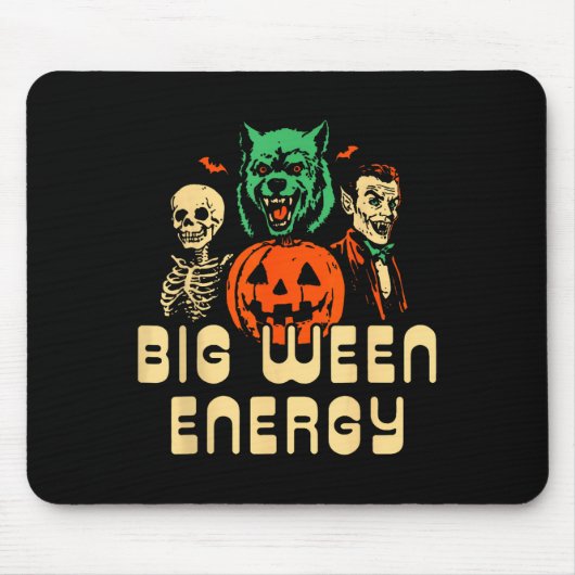 Funny Halloween Big Ween Energy Uni Mousepad (Vorne)