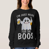 Funny Halloween bin ich gerade für das Booskostüm  Sweatshirt (Vorderseite)