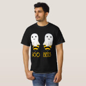 Funny Halloween Boo Bees T-Shirt (Vorne ganz)