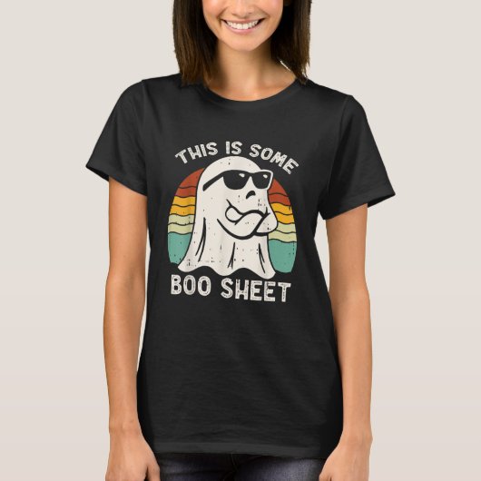 Funny Halloween Boo Ghost, das ist ein Boo-Blatt T-Shirt (Vorderseite)