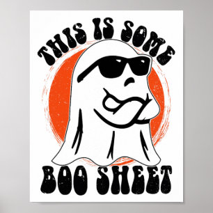 Funny Halloween Boo Ghost-Kostüm Das ist ein Boo Poster