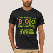 Funny Halloween Books Elements Science Überraschun T-Shirt (Vorderseite)