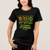 Funny Halloween Books Elements Science Überraschun Tri-Blend Shirt (Vorderseite)