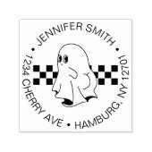 Funny Halloween Bootiful Ghost Rücksendeadresse Permastempel (Design)
