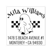 Funny Halloween Bootiful Ghost Rücksendeadresse Permastempel (Design)