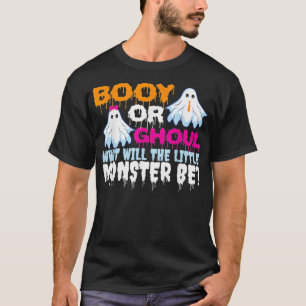 Funny Halloween Booy or Ghoul Ghost Monster Gender T-Shirt