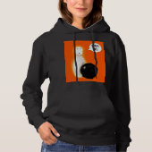 Funny Halloween Bowling Hoodie (Vorderseite)