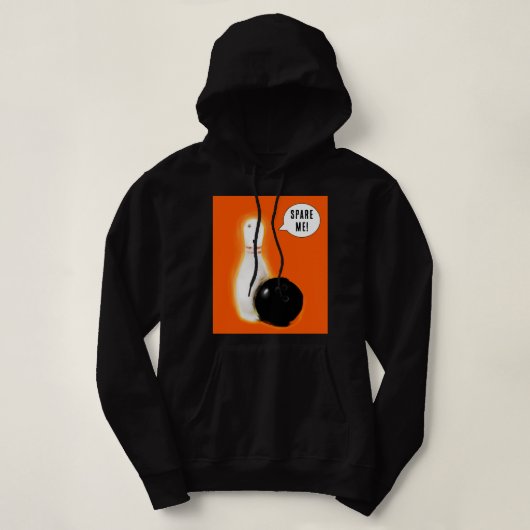 Funny Halloween Bowling Hoodie (Design vorne)