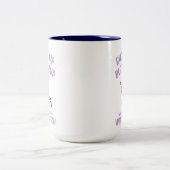 Funny Halloween Buckle Up Buttercup Hexenschalter Zweifarbige Tasse (Mittel)