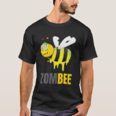 Funny Halloween Bumble Bee Zombee Zombie Grafik C T-Shirt (Vorderseite)
