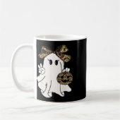 Funny Halloween Camouflage Camouflage Ghost Hello Kaffeetasse (Links)
