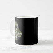 Funny Halloween Camouflage Camouflage Ghost Hello  Kaffeetasse (Vorderseite Links)