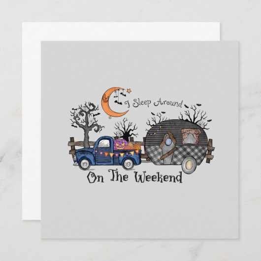 Funny Halloween Camping (Vorne/Hinten)