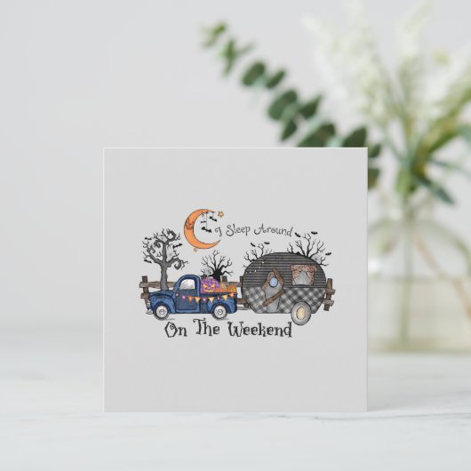 Funny Halloween Camping (Stehend Vorderseite)