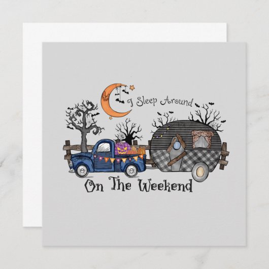 Funny Halloween Camping (Vorne/Hinten)