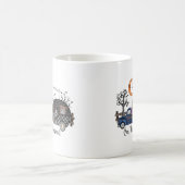 Funny Halloween Camping Kaffeetasse (Mittel)